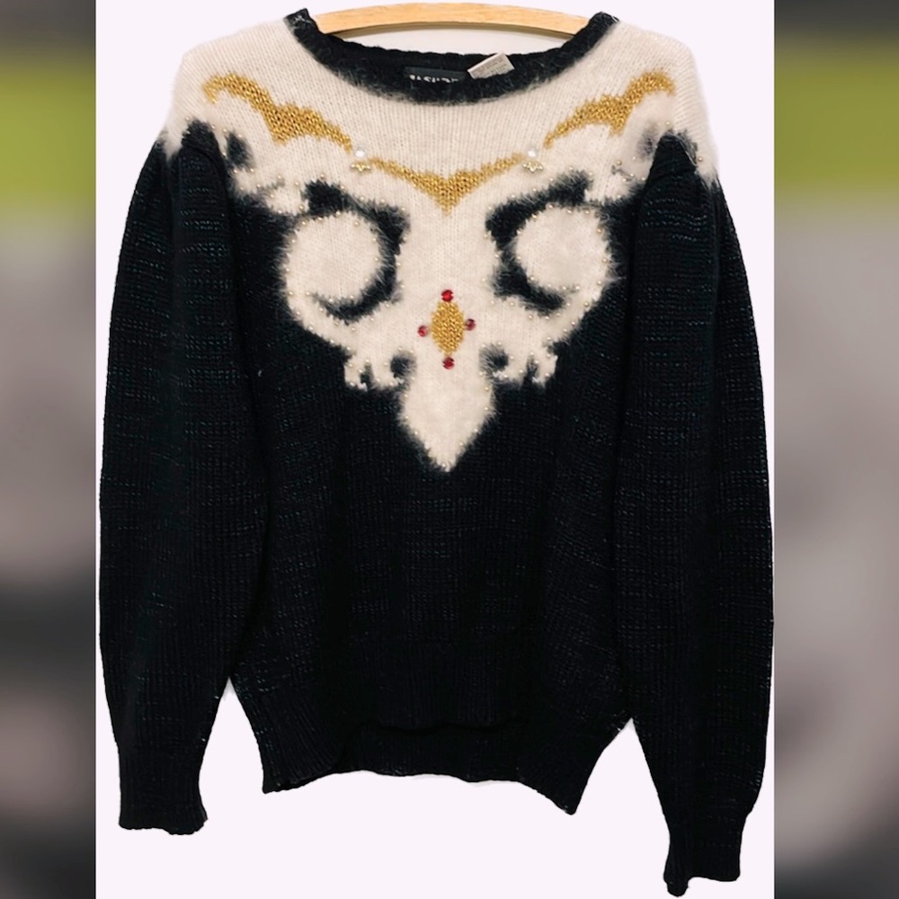 Funky Angora Accent Sweater